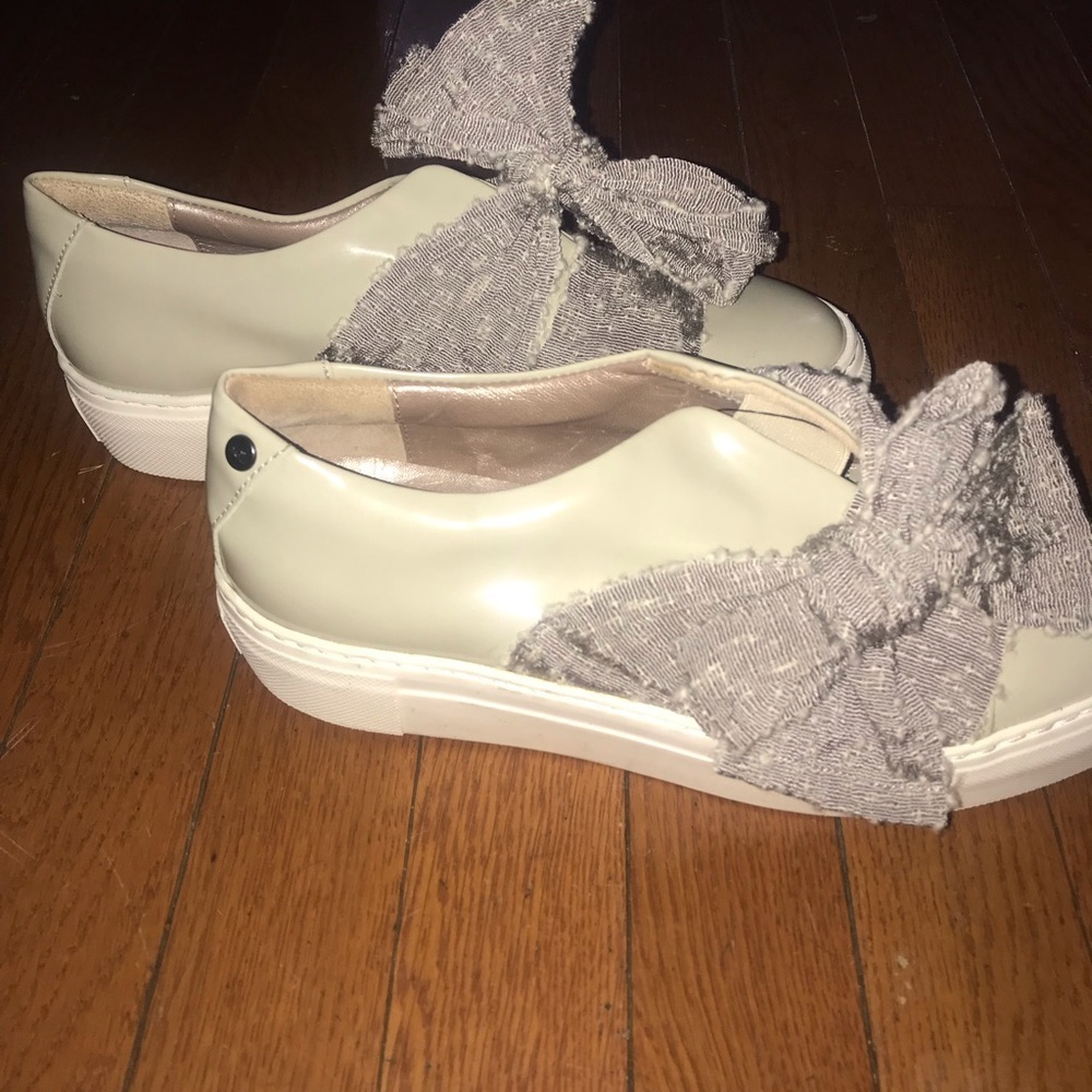 Attilio Giusti Leombruni Bow Slip-On Sneakers/Gray - Picture 3 of 3